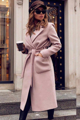Модное пальто удлиненное на осень