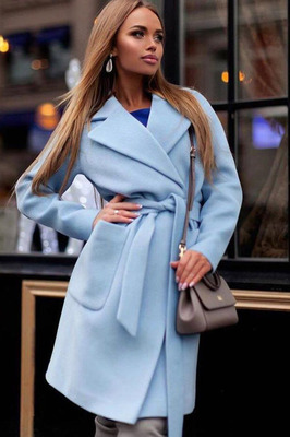 Короткое пальто женское осень 2019 без меха