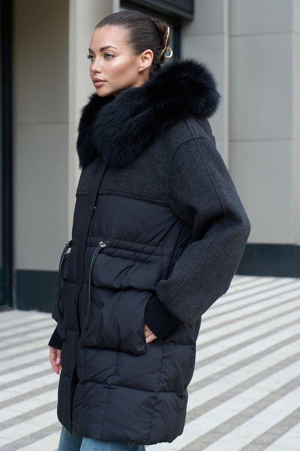 Шерстяной пуховик Bogerner зимний