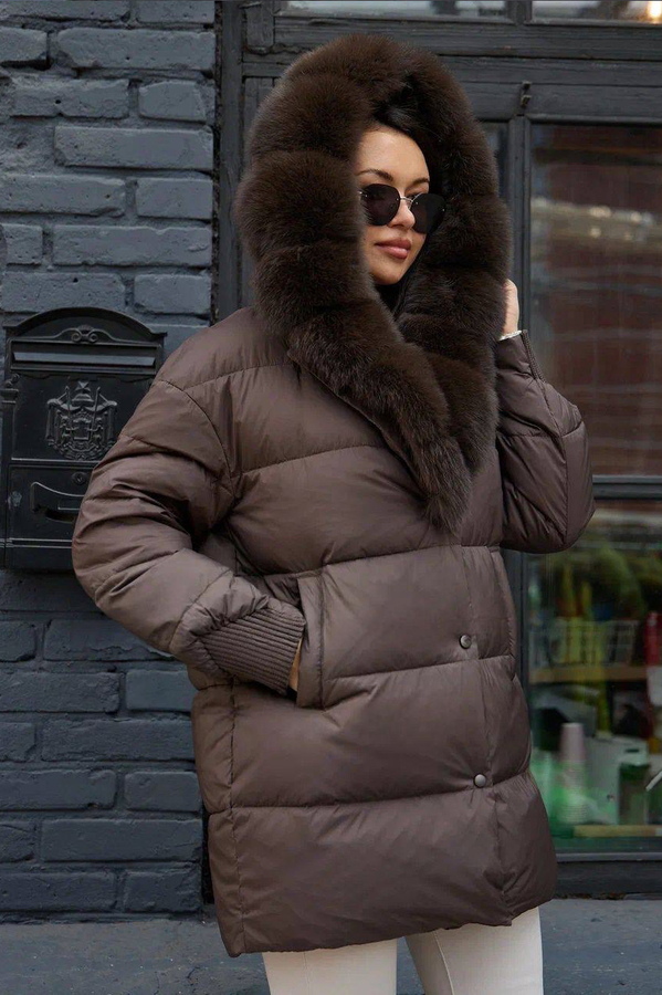 Модная женская куртка Vivilona зима 2025-2026