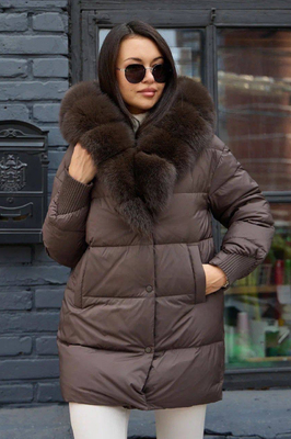 Модная женская куртка Vivilona зима 2025-2026