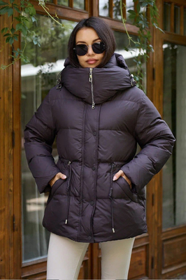 Зимний пуховик Vo tarun с декоративными завязками