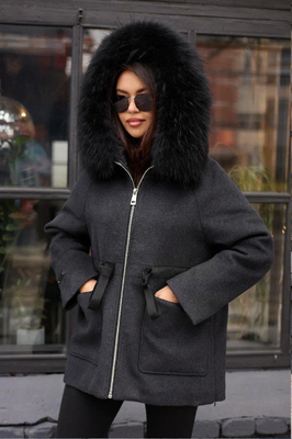 Модный пуховик oversize 2025-2026 шерстяной