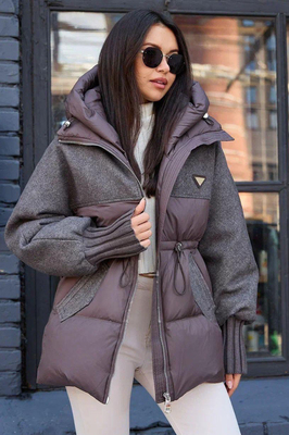 Молодежный пуховик женский Pang million