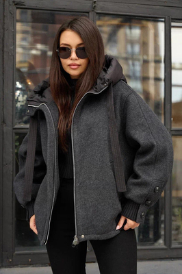 Женский зимний пуховик Pang million короткий драповый